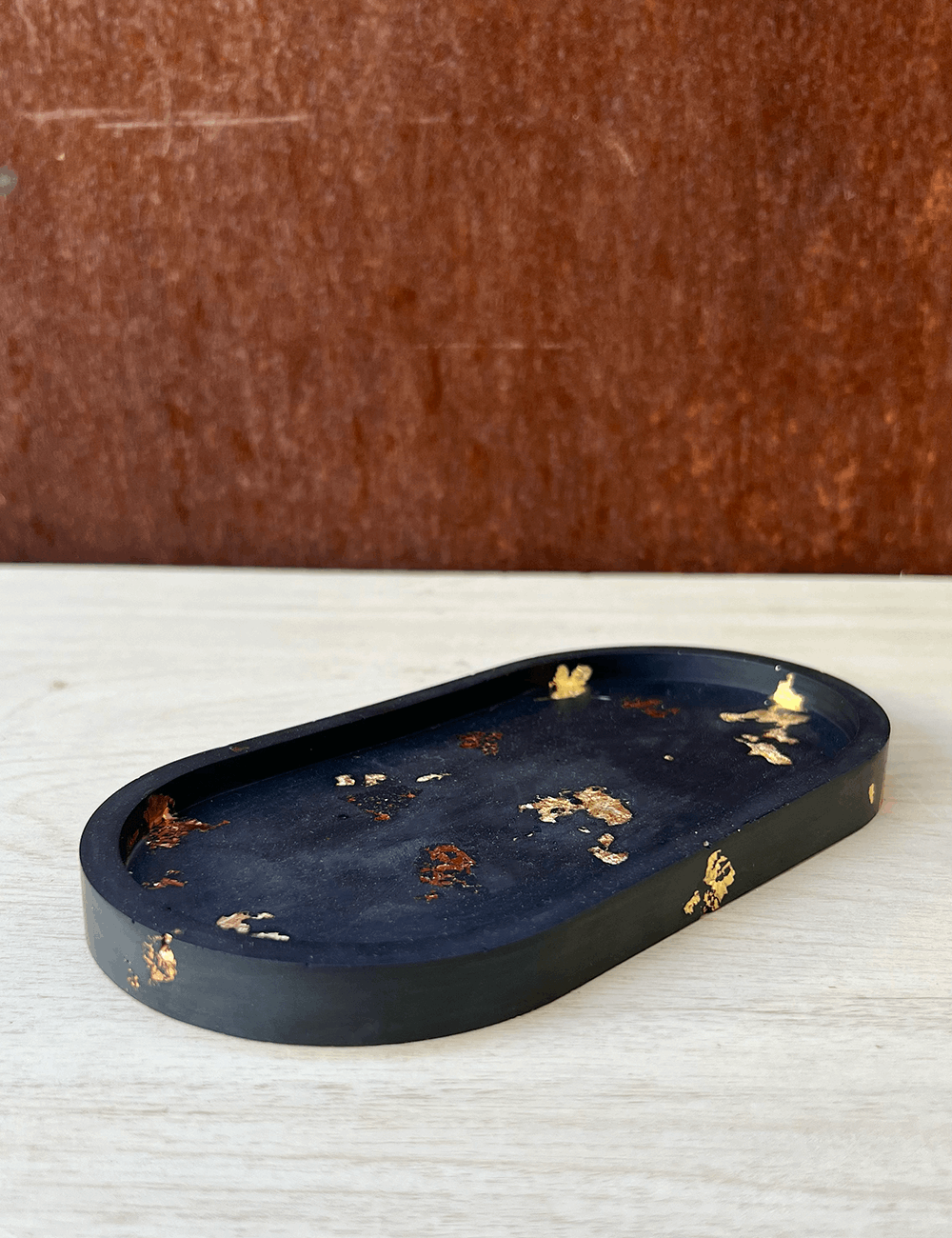 Gold Rush Oval Tray