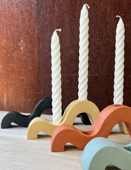 Squiggle Candle Holder